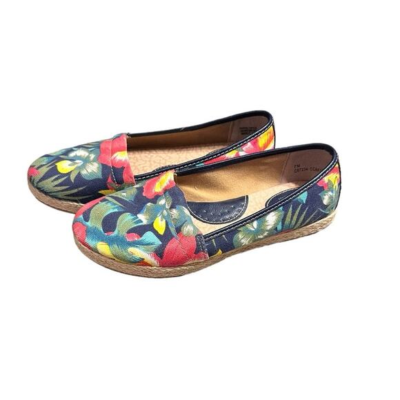 Born BOC Tropical Floral Espadrille Flats Size 7 - Picture 3 of 8
